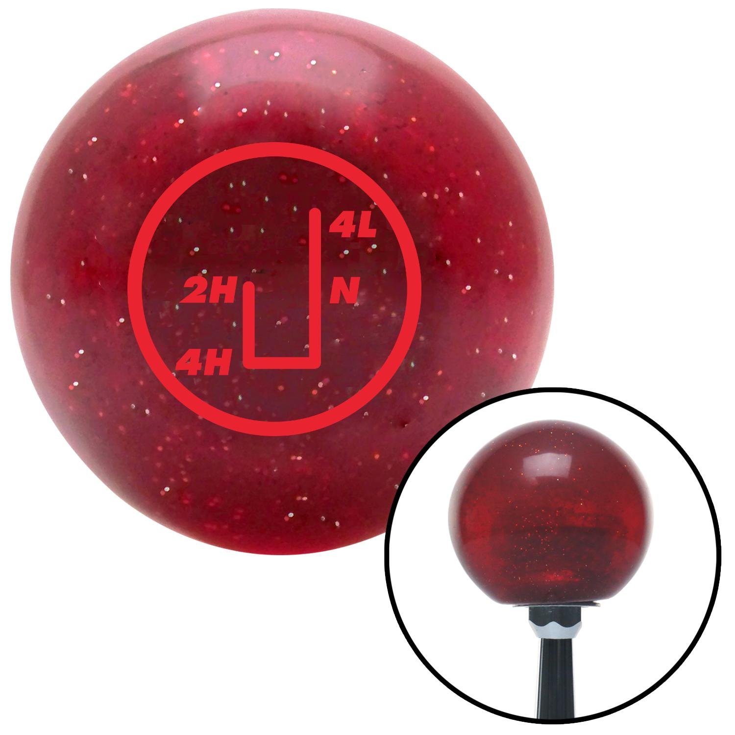 American Shifter 192970 Red Retro Metal Flake Shift Knob with M16 x 1.5 Insert Black Transfer Case #3 American Shifter 192970 Red Retro Metal Flake Shift Knob with M16 x 1.5 Insert Black Transfer Case #3