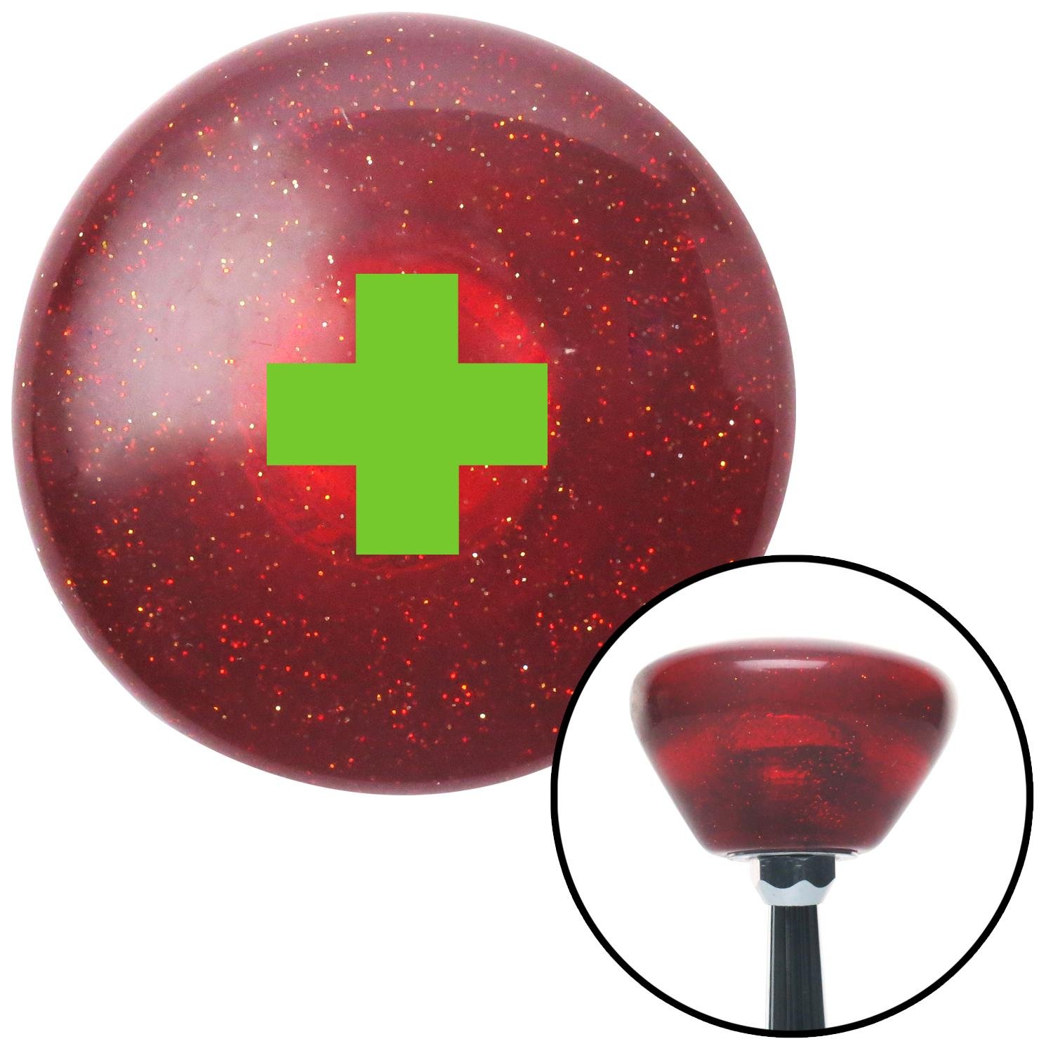 American Shifter 282301 Shift Knob Green Autocross Red Metal Flake with M16 x 1.5 Insert