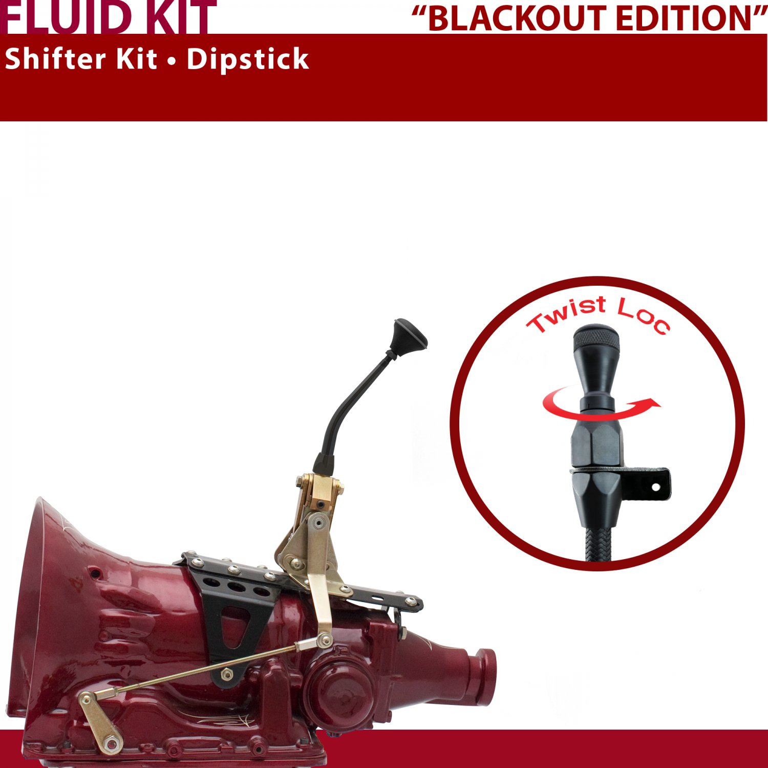 American Shifter 415576 Shifter Kit 12 Dipstick CHR Push Btn Ringed Knob for D9B80 TH350 American Shifter 415576 Shifter Kit 12 Dipstick CHR Push Btn Ringed Knob for D9B80 TH350