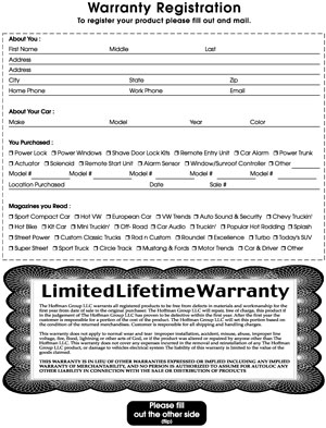 warranty preview